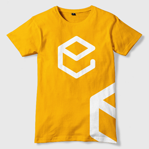 T-Shirt Yellow & White-Duttatex